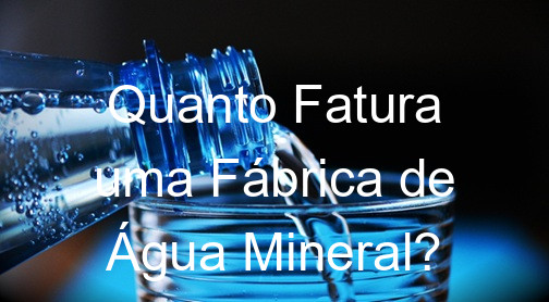 Quanto Fatura uma Fábrica de Água Mineral?