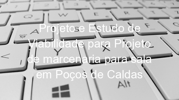 Projeto e Estudo de Viabilidade para Projeto de marcenaria para sala em Poços de Caldas