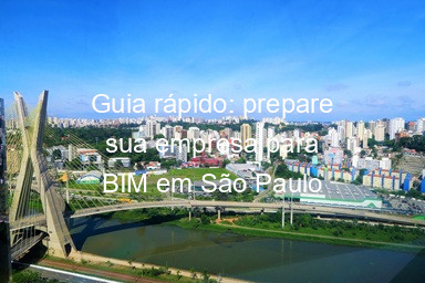 Guia rápido: prepare sua empresa para BIM em São Paulo