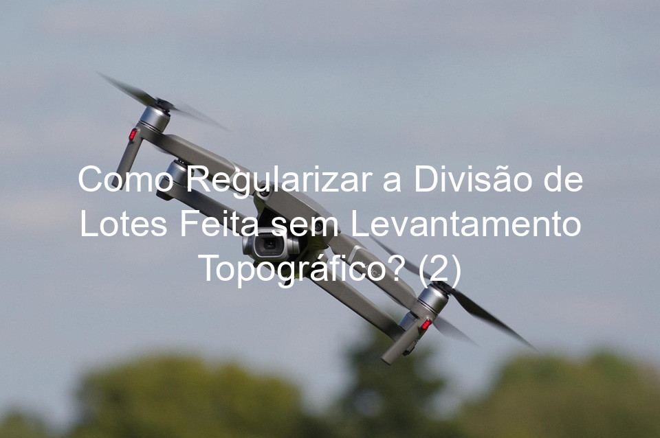 Como Regularizar a Divisão de Lotes Feita sem Levantamento Topográfico? (2)