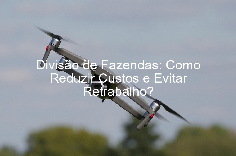 Divisão de Fazendas: Como Reduzir Custos e Evitar Retrabalho?
