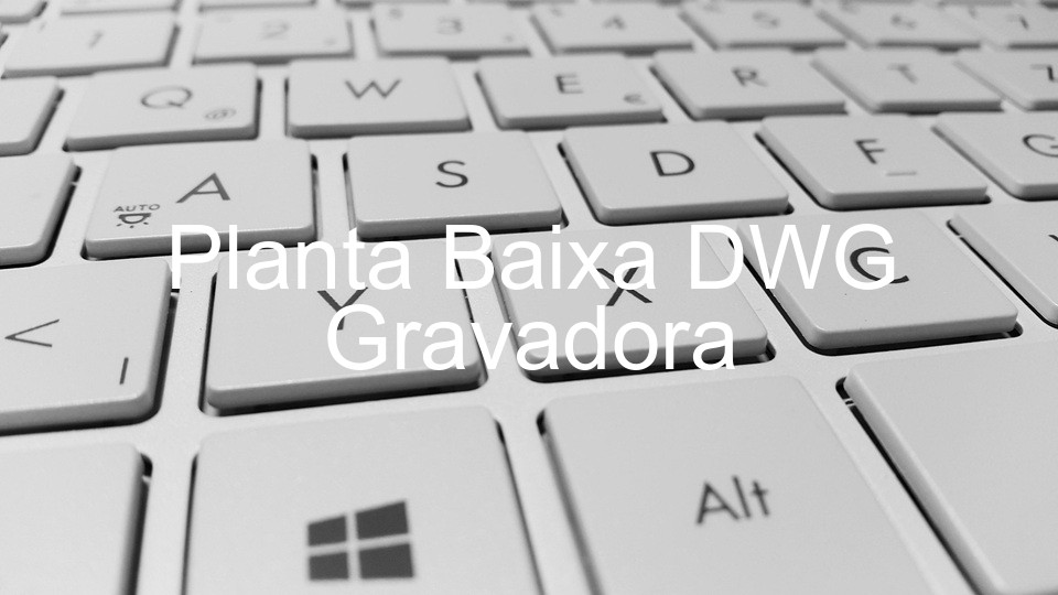 Planta Baixa DWG Gravadora