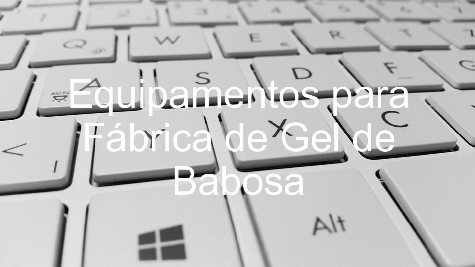 Equipamentos para Fábrica de Gel de Babosa