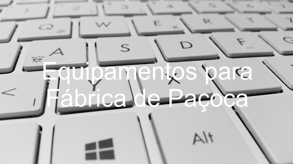 Equipamentos para Fábrica de Paçoca