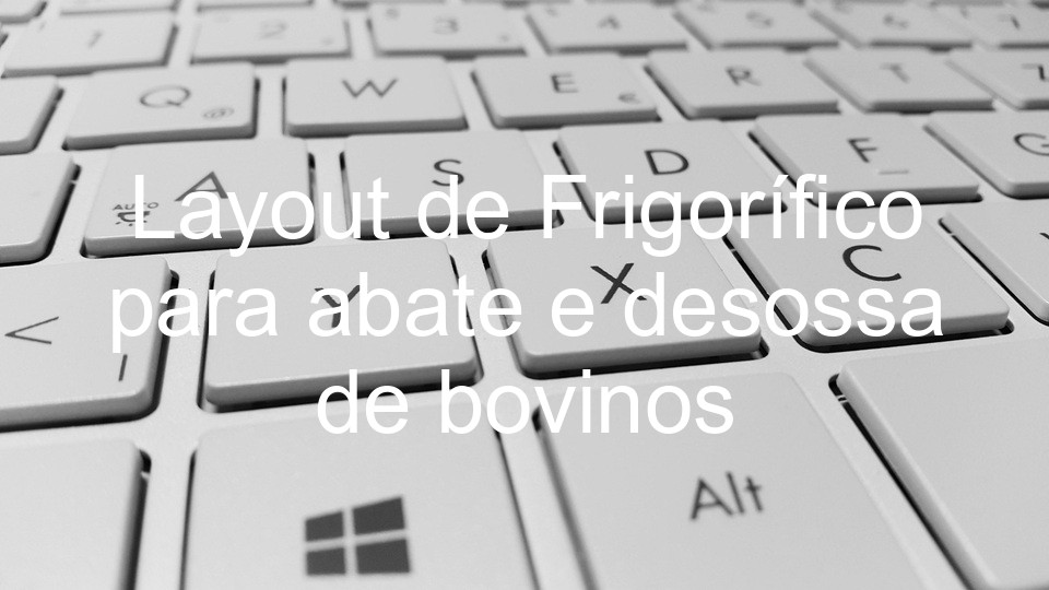 Layout de Frigorífico para abate e desossa de bovinos