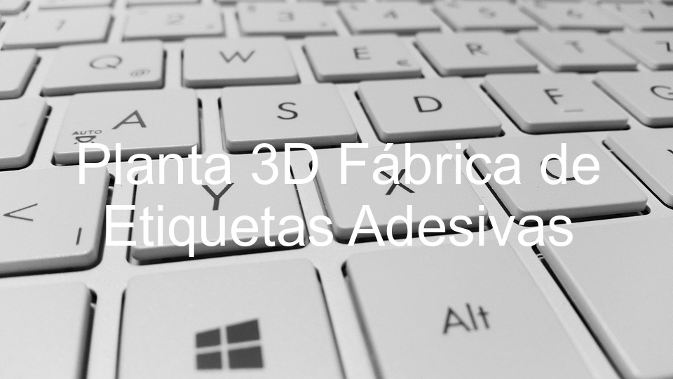 Planta 3D Fábrica de Etiquetas Adesivas