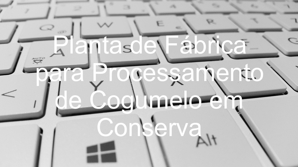 Planta de Fábrica para Processamento de Cogumelo em Conserva