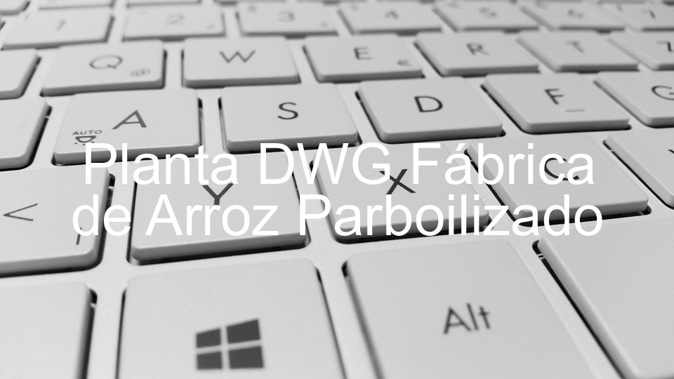 Planta DWG Fábrica de Arroz Parboilizado